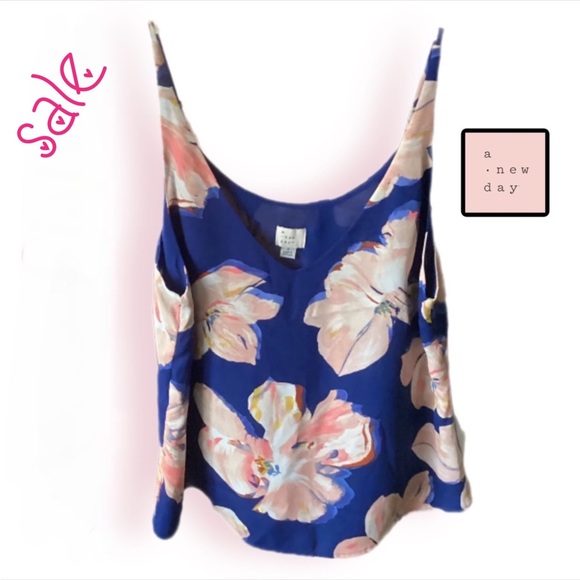 a new day Tops - A New Day Floral Slip Tank Size S